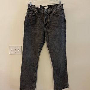 H&M 90’s straight High waist US 12, black